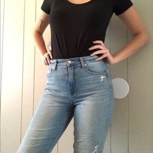 American Eagle mom jeans